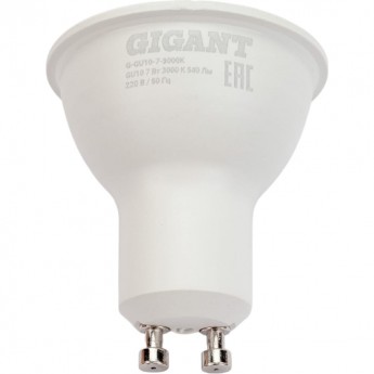 Светодиодная лампа GIGANT G-GU10-7-3000K